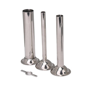 4PCS Stainless Steel Sausage Grinder Stuffer Tubes for 5# Meat GrinderWS2885