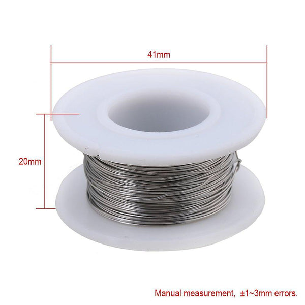 1200Degree Max Temperature 20M 2080 Heat Nickel-chromium Wires 0.4mm DiaWS2925