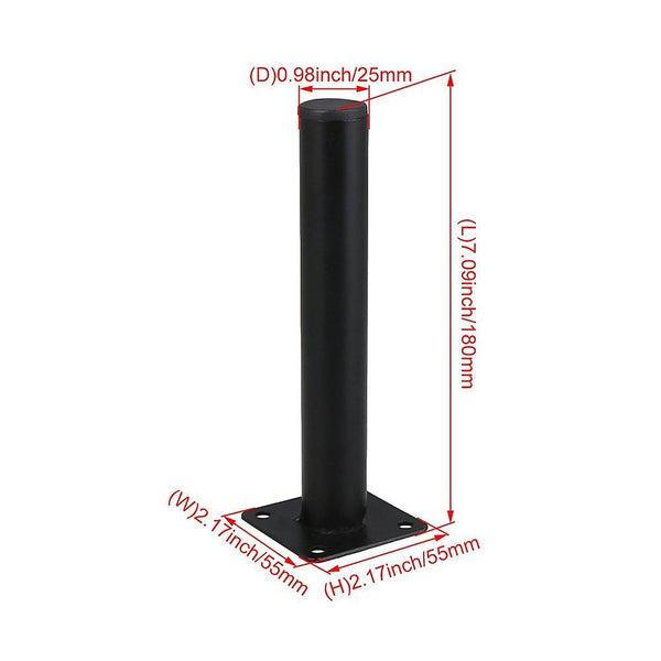 18 cm Stainless Steel Furniture Leg for Coffee Table BlackWS2988