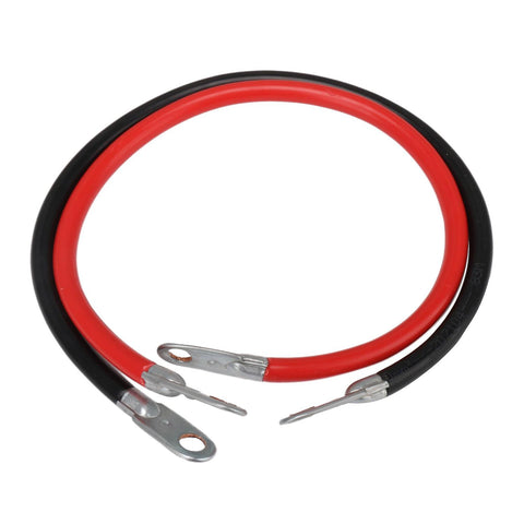 2pcs 4AWG 24-Inch Battery Inverter Cables Set with Terminals for RVWS3045