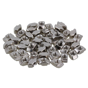 50x Hammer Head T Sliding Nut Drop In M4 for 20 Series European Aluminum SlotWS3114