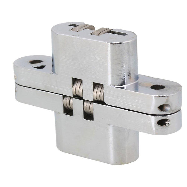 2pcs Silver Color Invisible Cross Spring Hinge Size-2WS3299