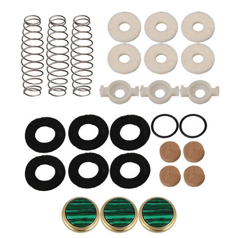 For Trumpet Parts Valve Cork Pad Piston Spring Kits Multicolor Set of 27 WS3453