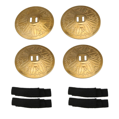 For 2 Pair Brass Belly Dancing Zills Mini Finger Cymbals Percussion Parts WS3549