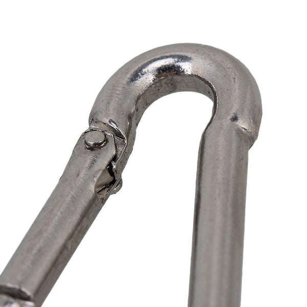 50pcs Spring Snap Quick Link Lock Carabiner Stainless M4 40mm LengthWS3556