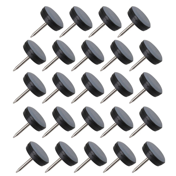 24pcs 1.9cm Dia Round Nail on Furniture Sliding for Hardwood FloorsWS3633