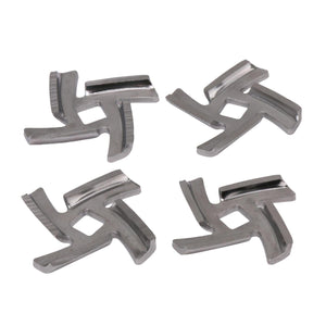 4pcs Stainless Steel Meat Grinder Cutter Parts for Electric Meat GrinderWS3780