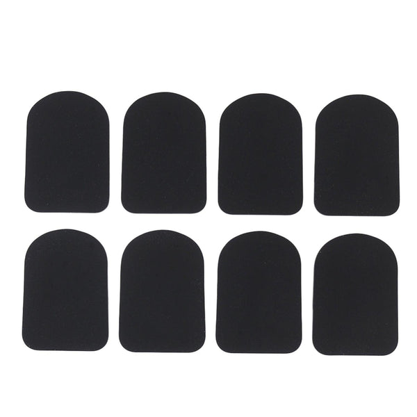 40pcs 0.8mm Type 2 Black Trapezoid Shape Mouthpiece Patches PadsWS3883