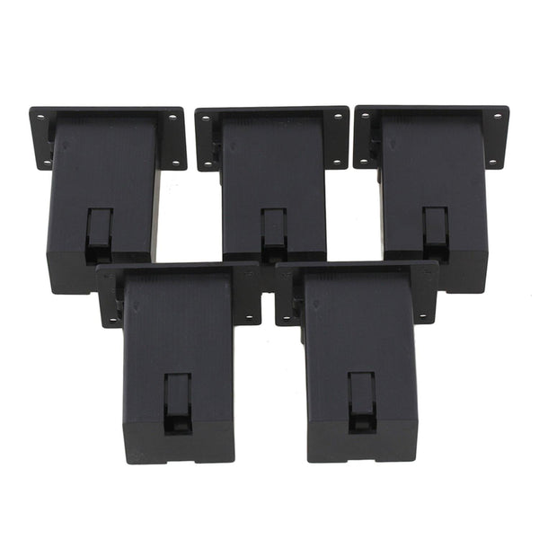 For Active Guitar Bass 5pcs 9V Battery Holder/Case/Box Black WS3991