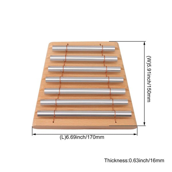 7 Aluminum Tube Woodstock Percussion Instrument 7 Tone Chime with MalletWS4090