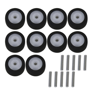 For 10pcs 13x6x2mm Recorder Belt Pulley Roller Wheel & Axlefor Car Radio WS4392