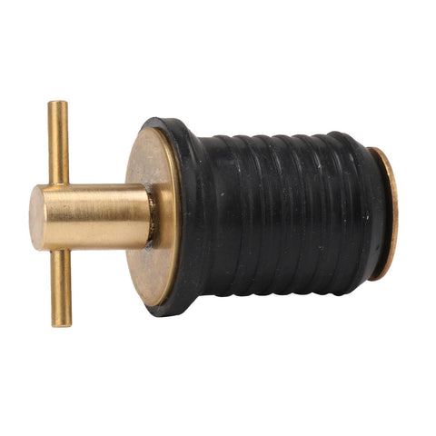 1 Inch Twist Lock Operation Drain Plug with T Handle for Boat BlackWS4419