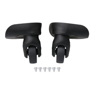 1Pair 82*82*49mm Black Luggage Suitcase 360 Swivel WheelWS4538