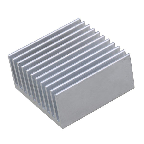 For 5x Cooling Fin Aluminium Radiator Heatsink Heat Diffuse Silver 40x40x20 WS4515