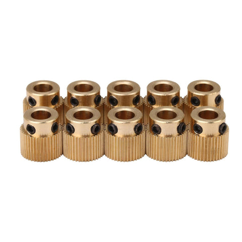 10x Brass 40 Teeth Drive Gear Extrusion Wheel replacement for Ender 3WS4542