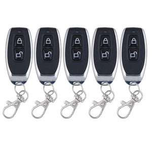 5PCS Garage Door 433MHz 2CH Wireless Remote Control Metal 30M 1527 ChipWS4557