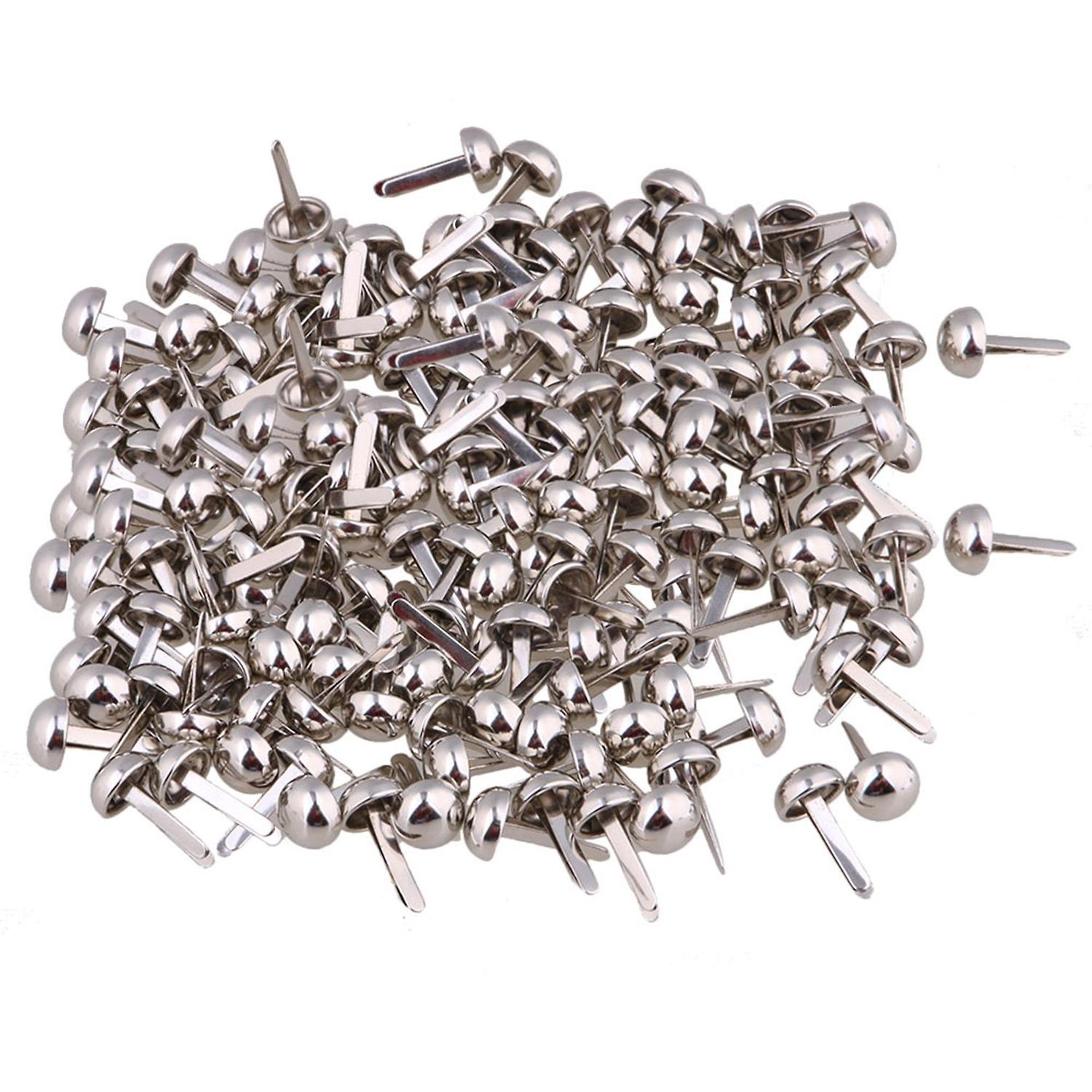 200pcs 8x16mm Iron Upholstery Nails Tacks Studs Silver PinsWS4672