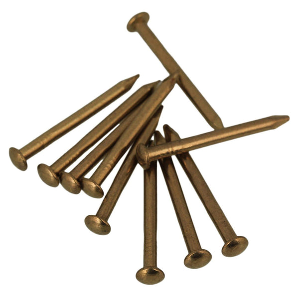 200pcs 18mm Brass Round Head Antique Copper Furniture Miniature NailWS4730