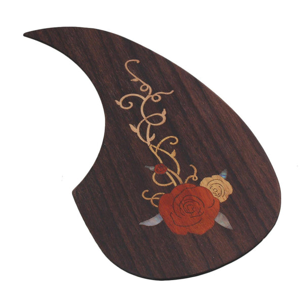 For 40-41 inch Acoustic Guitar Rose Wood Pickguard Scratchplate w/ Arm Rest WS4769