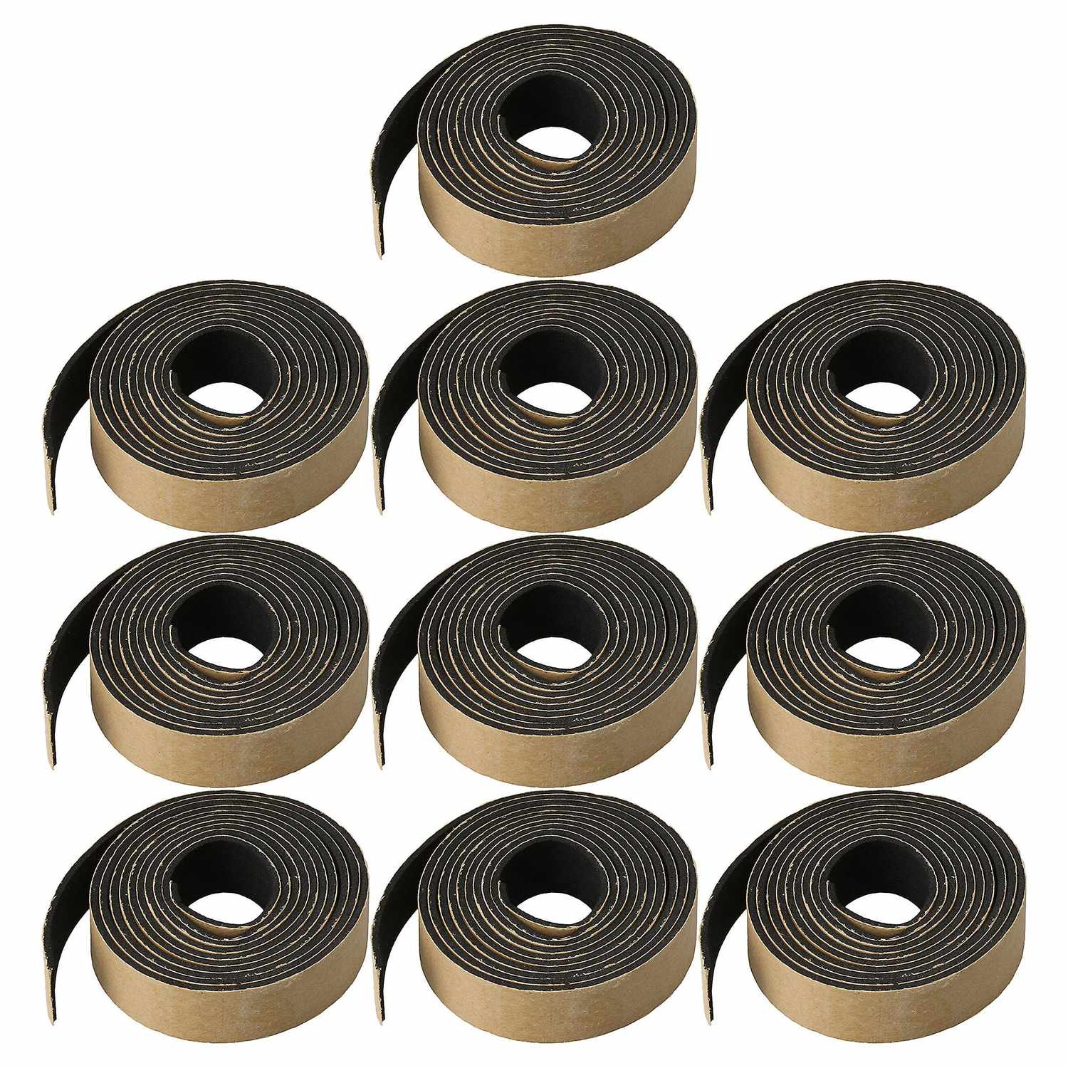 10pcs Self-Adhesive Car Speaker Foam Sealing Tape Sponge Strip GasketWS4969