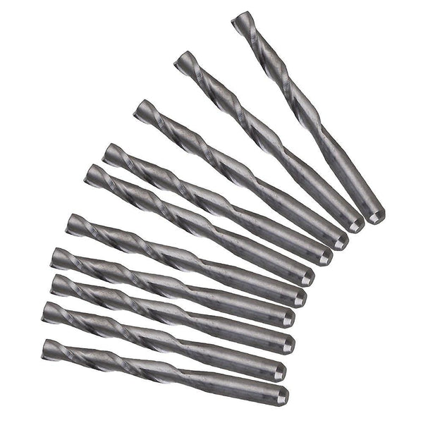 10x Solid Carbide Double Two Flute Spiral Cutter 3.175x22mm CNC Router BitsWS5119