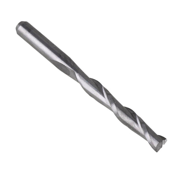 10x Solid Carbide Double Two Flute Spiral Cutter 3.175x22mm CNC Router BitsWS5119