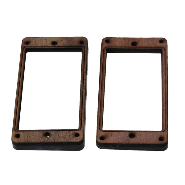 2pcs 9.2cm Rosewood Humbucker Pickup Mounting Ring Set for Electric GuitarWS5126