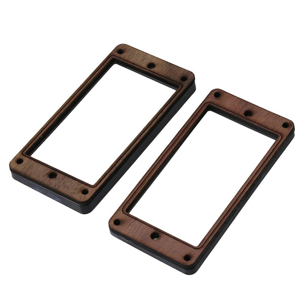 2pcs 9.2cm Rosewood Humbucker Pickup Mounting Ring Set for Electric GuitarWS5126