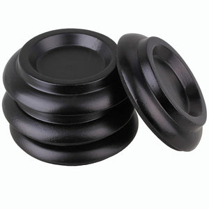 4pcs Sound-proof Antiskid Solid Wood Piano Caster Cup Pad for Double Wheeled PianoWS5165