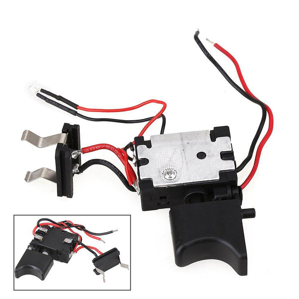 16A DC 7.2-24V Dustproof Electric Drill Tool Switch Locking Speed Control ButtonWS5155