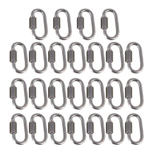 25pcs M3.5 Stainless Steel Quick Link Chain Fastener CarabinerWS5335