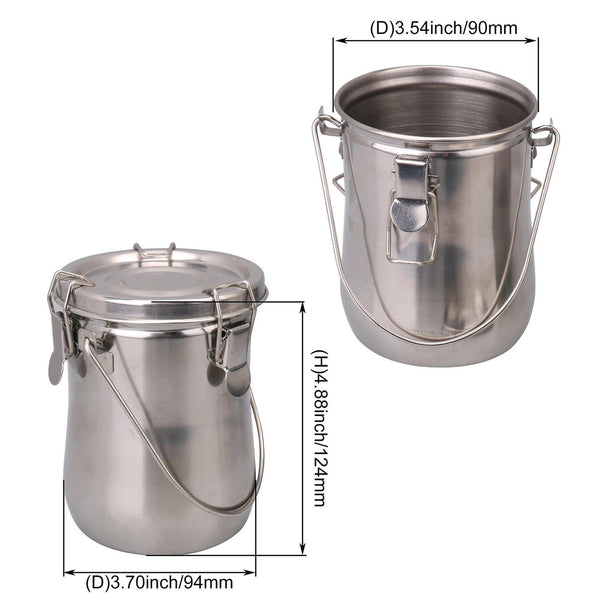 For 9.5x12.4cm Large Stainless Steel Oil Painting Large Pen Washing Bucket WS5512