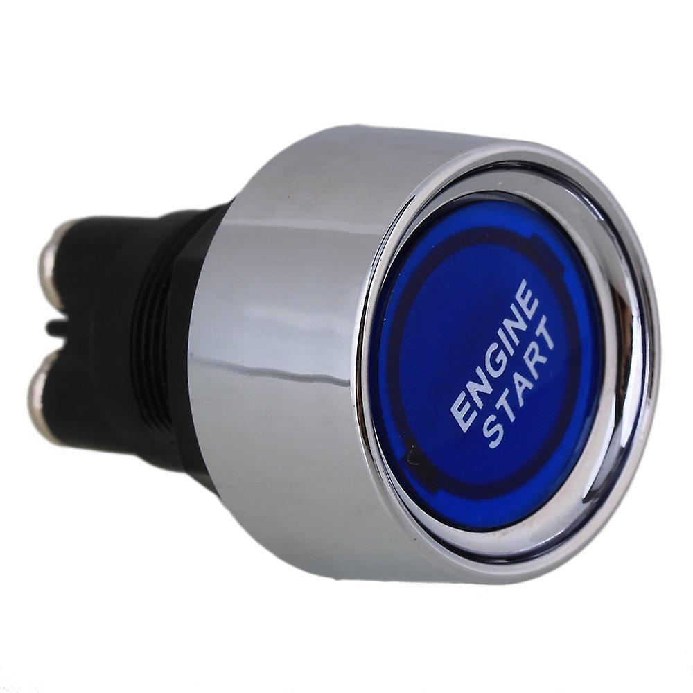 For Auto Engine Ignition Starter Push Button OFF-(ON) Switch 12V 24V Blue WS5575