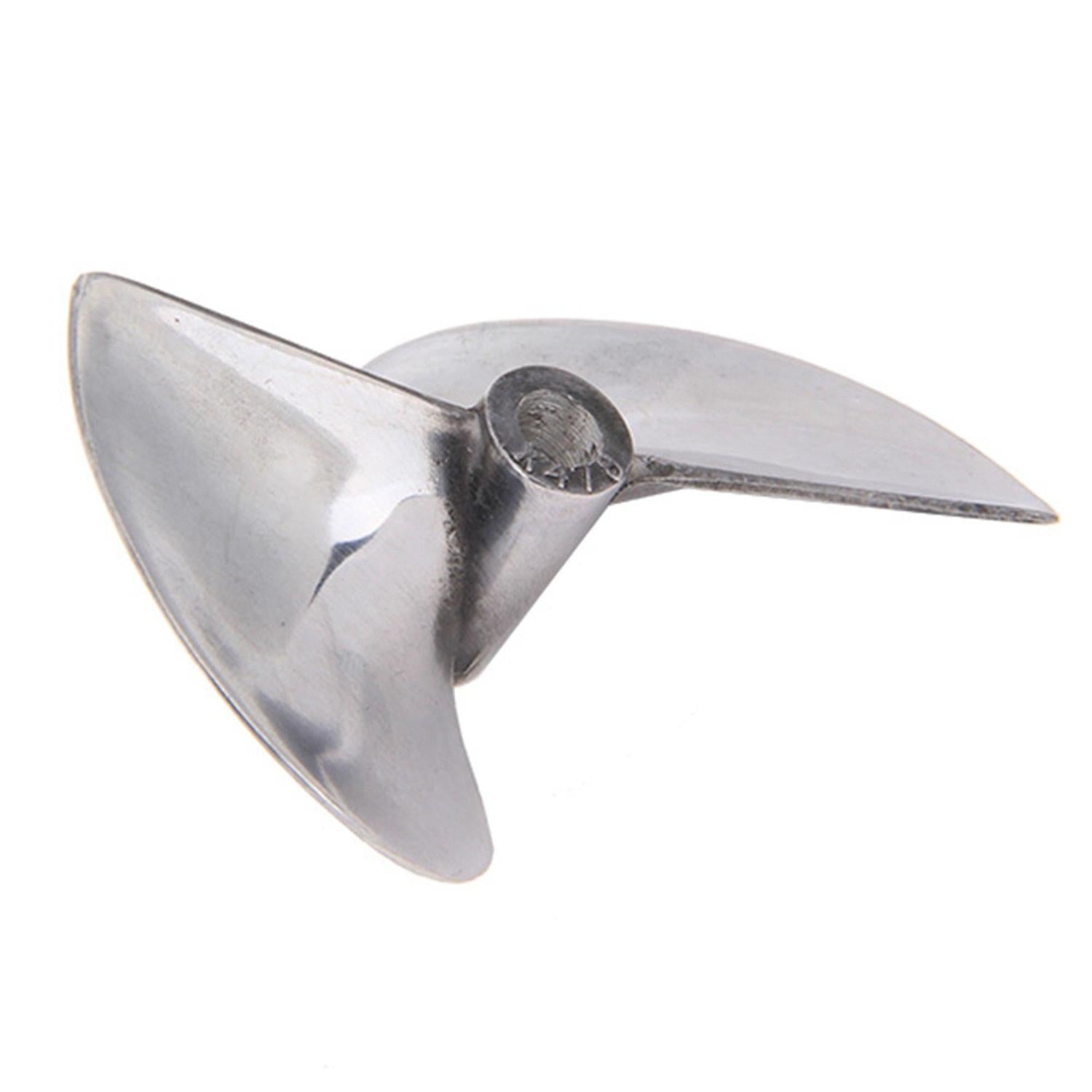 478/2 Type 26cc Gasoline Boat Two Leaves Metal Aluminum Propeller Paste SilverWS5602