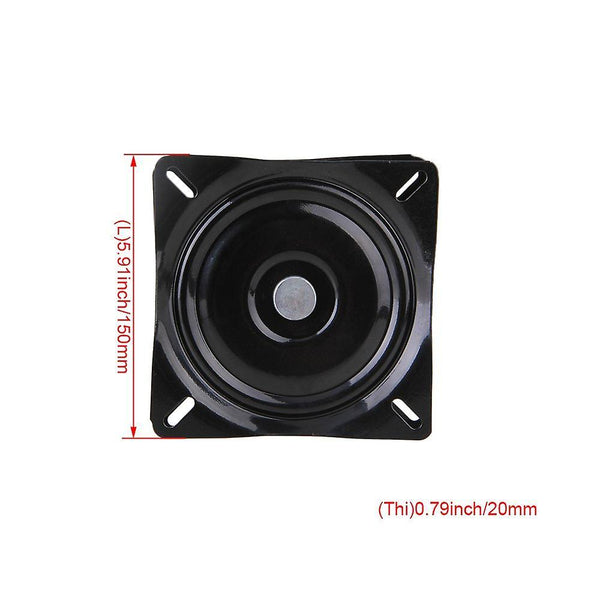 For 6 inch A3 Black Ball Turntable Bearing Square Swivel Plate WS5737