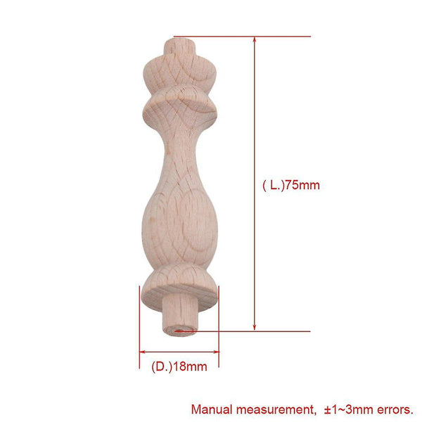 20PCS H-83 Wood Baluster Unfinished Spindles Rod DecorationWS5794