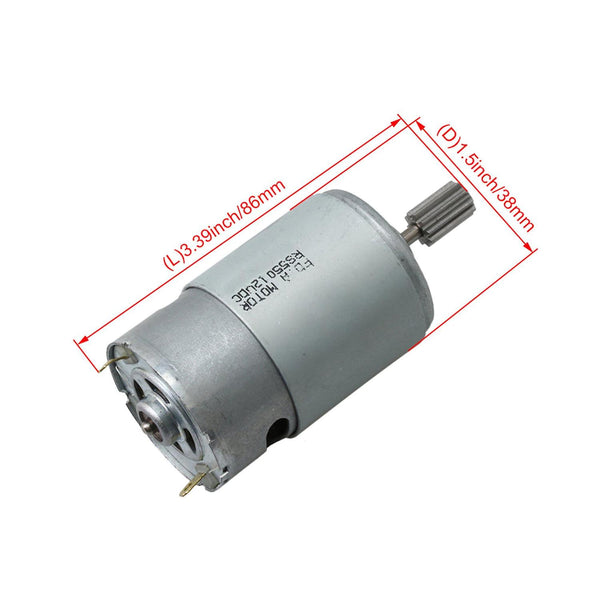 2pcs 12V 30000RPM 550 High Speed Electric Motor Gear 10T replacement PartWS5945