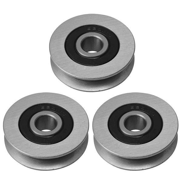 3x Bearing Steel Industrial Bearing Idler Pulley Load-Bearing 512KG 50mmWS6006