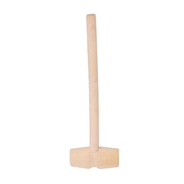 30PCS Mini Wood Hammer Mallet for DIY Handmade Wood Color 14x4.2x1.9cmWS6062