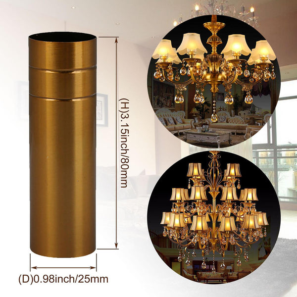 18pcs 8x2.5cm Chandelier Candle Cover Sleeve for E14 Lamp HolderWS6111