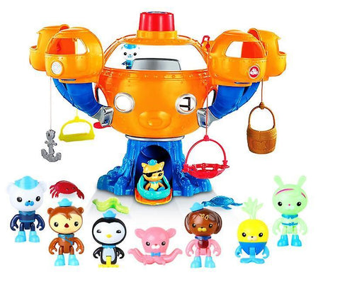 Octonauts Octopus Castle Toy Barnacles Kwazii Peso Shellington Dashi Action Figures Action FiguresWS6144