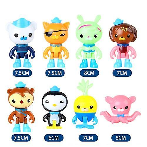 Octonauts Octopus Castle Toy Barnacles Kwazii Peso Shellington Dashi Action Figures Action FiguresWS6144