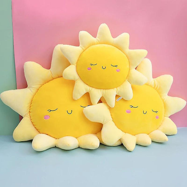 35cm sun 1pc 35CM Cute Sun & Cloud Plush Pillow Stuffed Soft Creative Plush Sun Cloud ToyWS7103