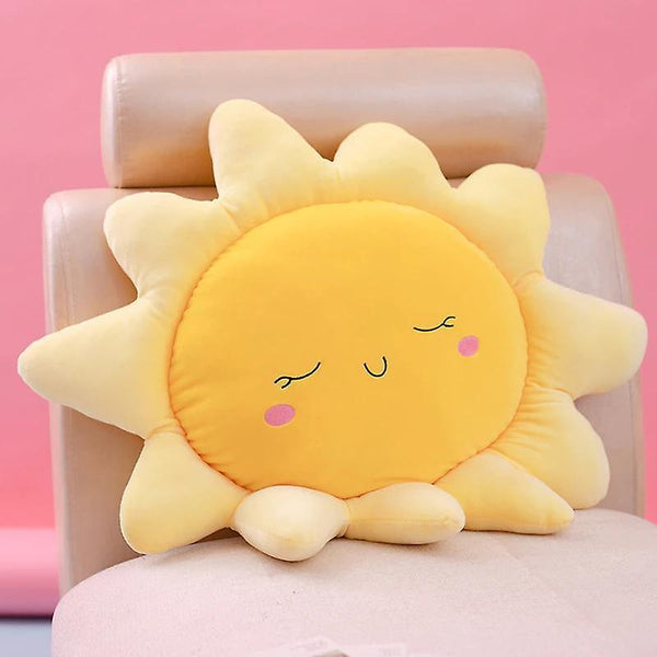 35cm sun 1pc 35CM Cute Sun & Cloud Plush Pillow Stuffed Soft Creative Plush Sun Cloud ToyWS7103