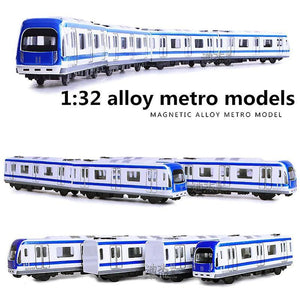 Kids Car Toy for 1:32 metal Alloy metro Model magnetic vehicle Model