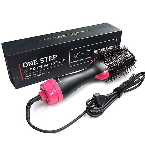 3 In 1 Multifunctional Hair Dryer Volumizer Rotate Styler Comb Styling Curling Irons(Black)WS7388