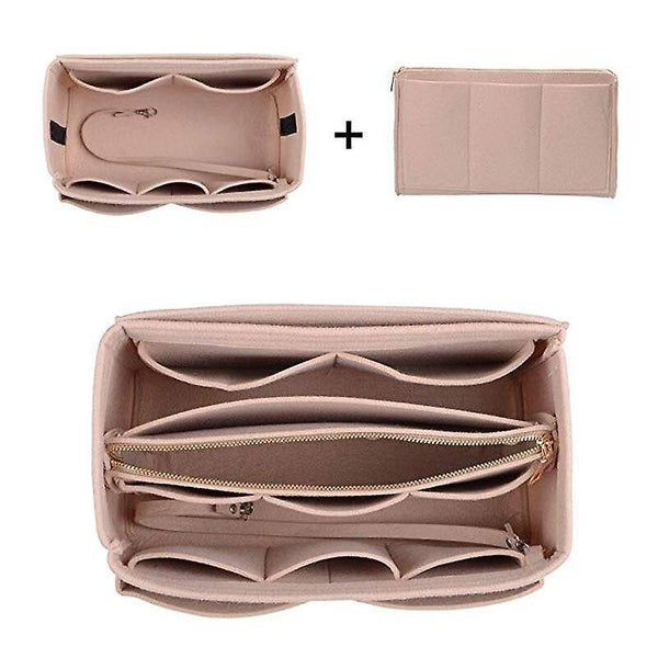 For Make up Organizer Felt Insert Bag For Handbag Travel Inner Purse Portable Cosmetic Bags WS7710