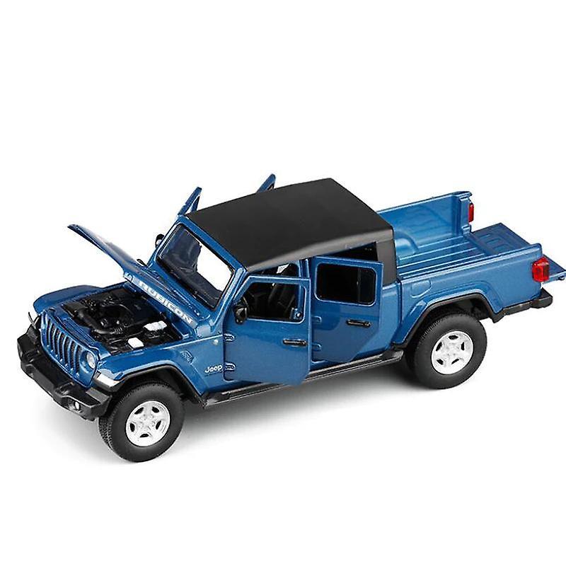 Kids Car Toy for 1:32 JEEP Gladiator metal Alloy Diecast Car Model Blue