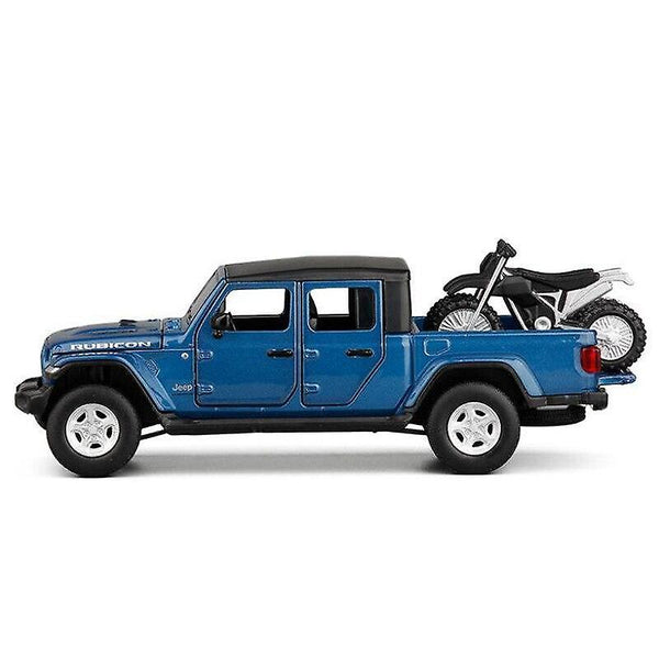 Kids Car Toy for 1:32 JEEP Gladiator metal Alloy Diecast Car Model Blue