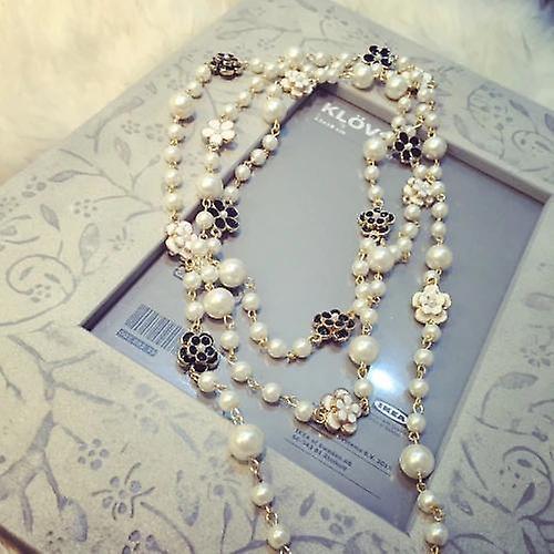 For Women Long Pearls Necklace sweater chain Necklace WS8960